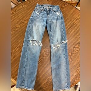 American Eagle Outfitters Curvy Straight Jeans